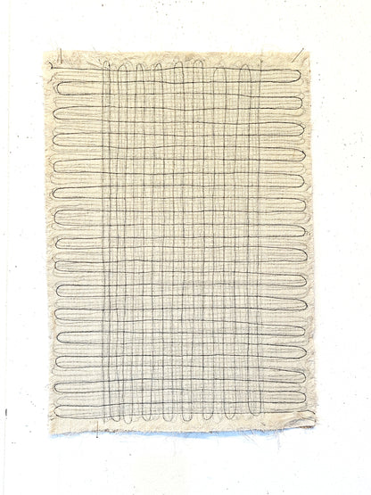 Stitched White Cross