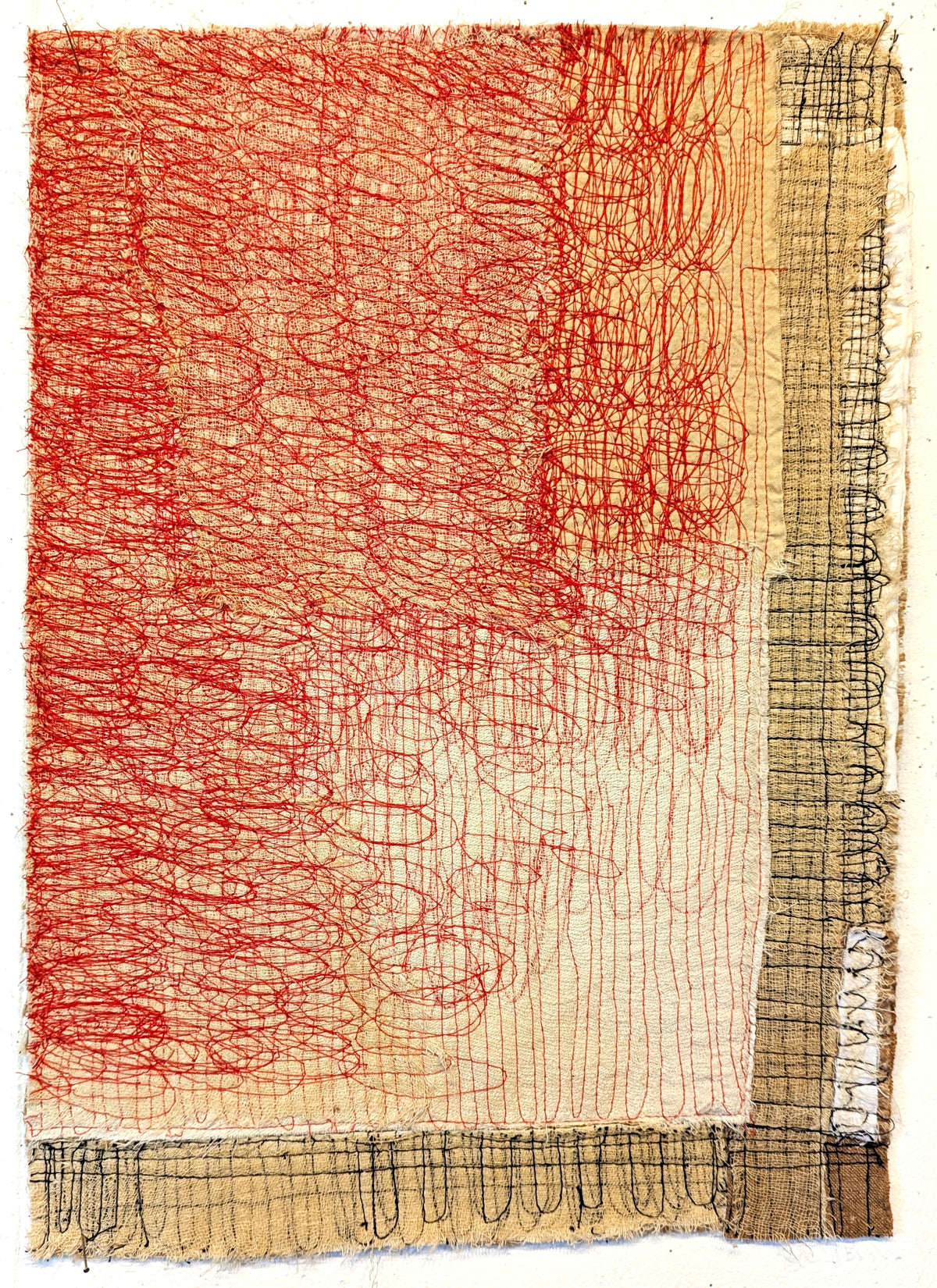 Scribbled red