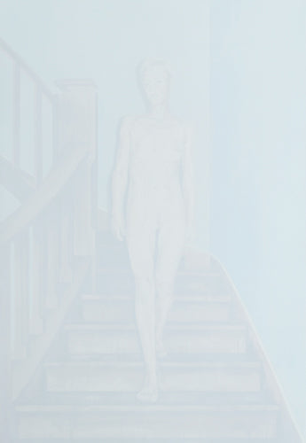 GRAND NU DESCENDANT L'ESCALIER - Variation of "NU SUR UN ESCALIER" by RICHTER