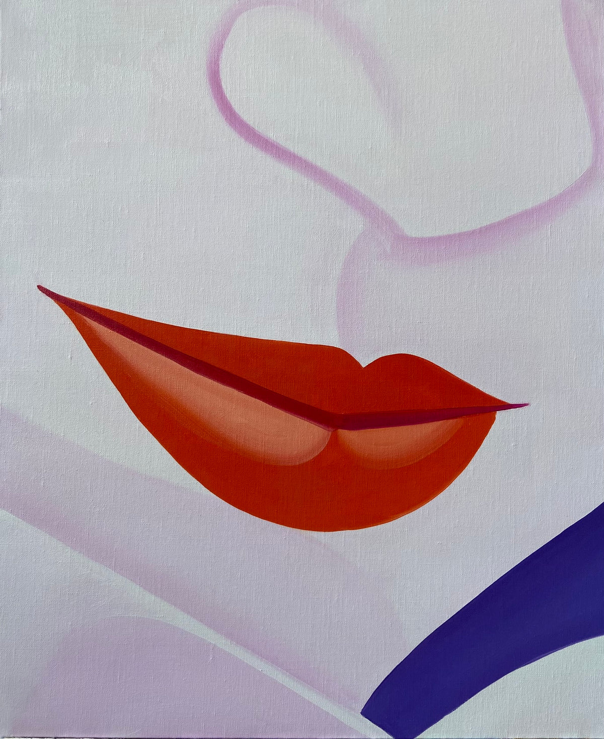 Chana's lips close-up