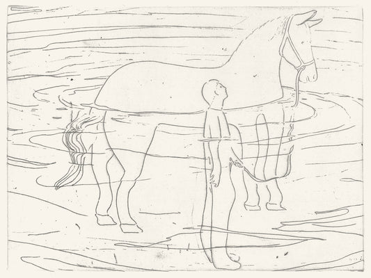 A horse in the sea / 海の馬