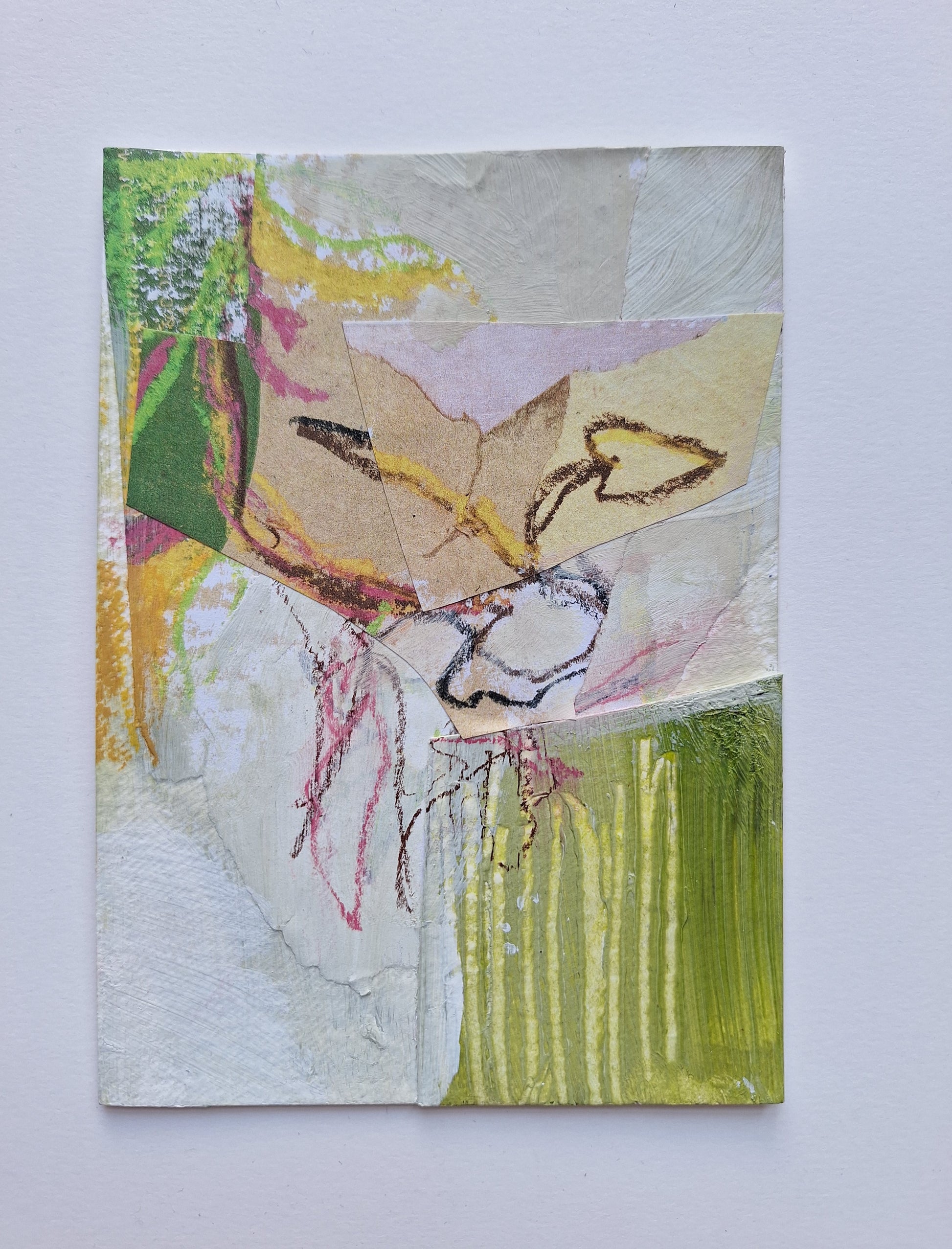 Abigail Robertson — Correspondances #2 — original postcard artwork