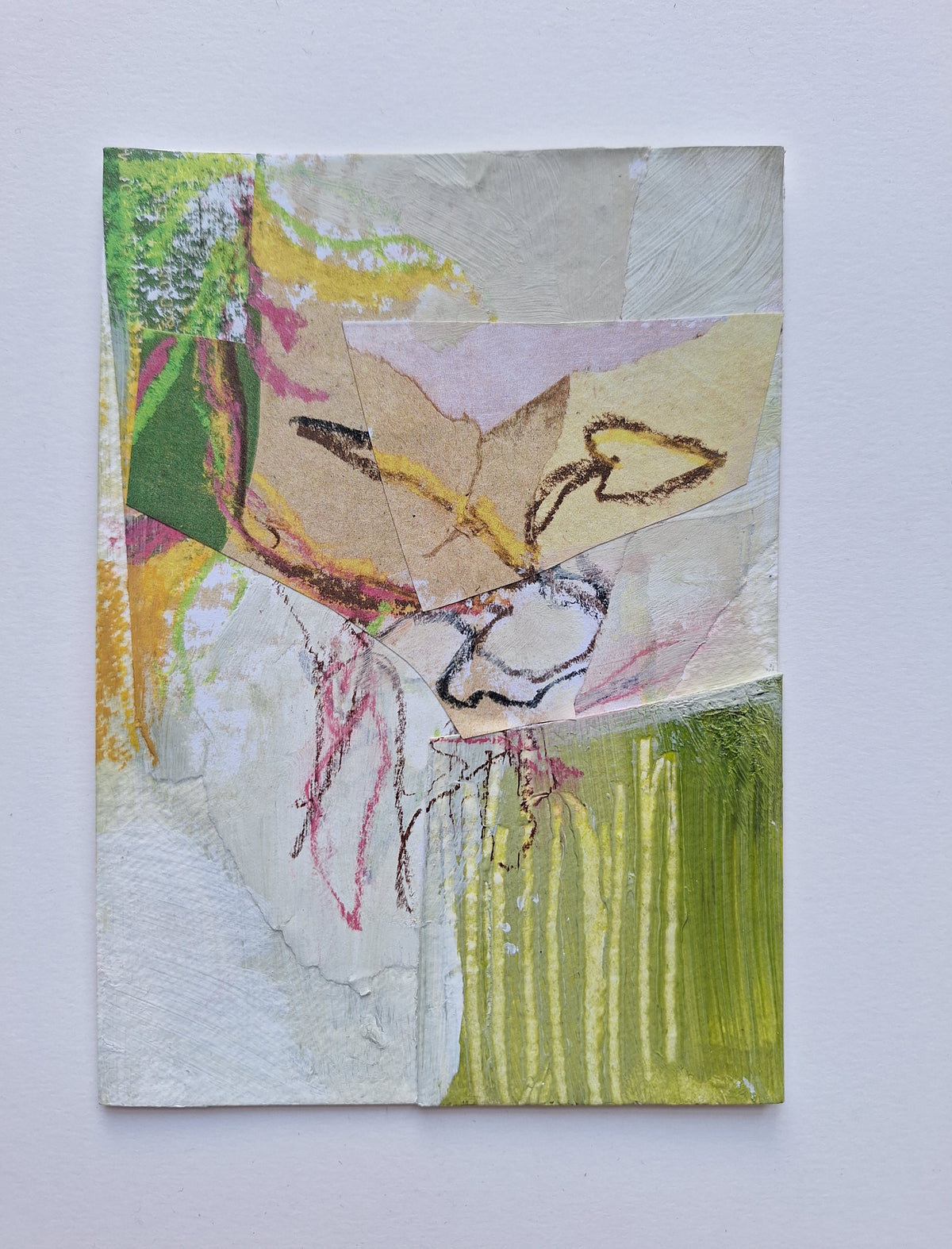 Abigail Robertson — Correspondances #2 — original postcard artwork
