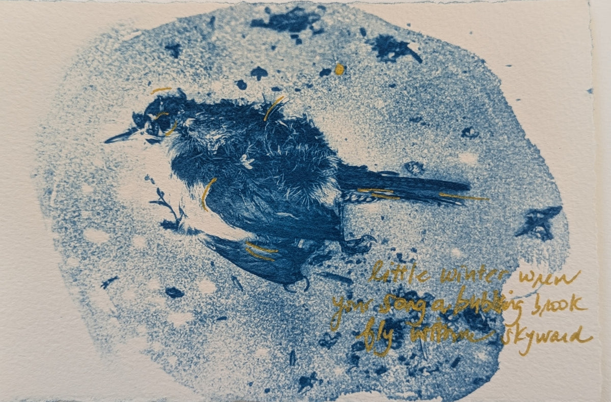 Adrienne Defendi — Correspondances #2 — original postcard artwork