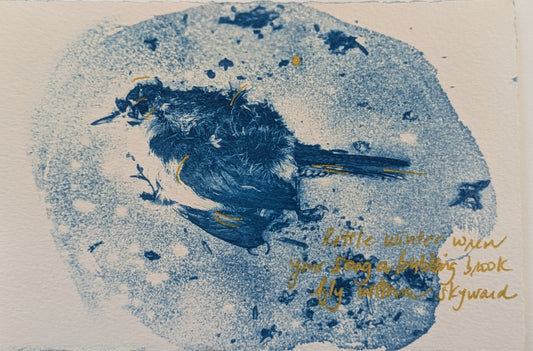Adrienne Defendi — Correspondances #2 — original postcard artwork