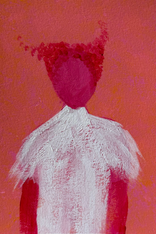 Agron Nimonaj — Correspondances #1 — original postcard artwork