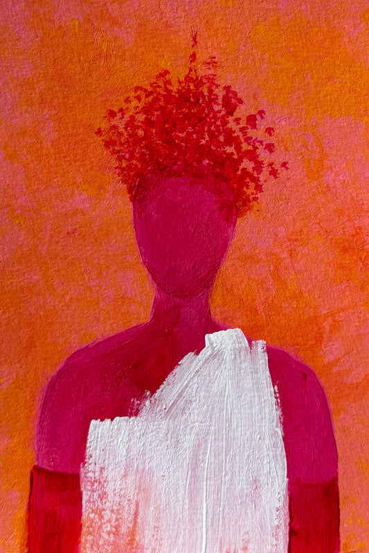 Agron Nimonaj — Correspondances #2 — original postcard artwork