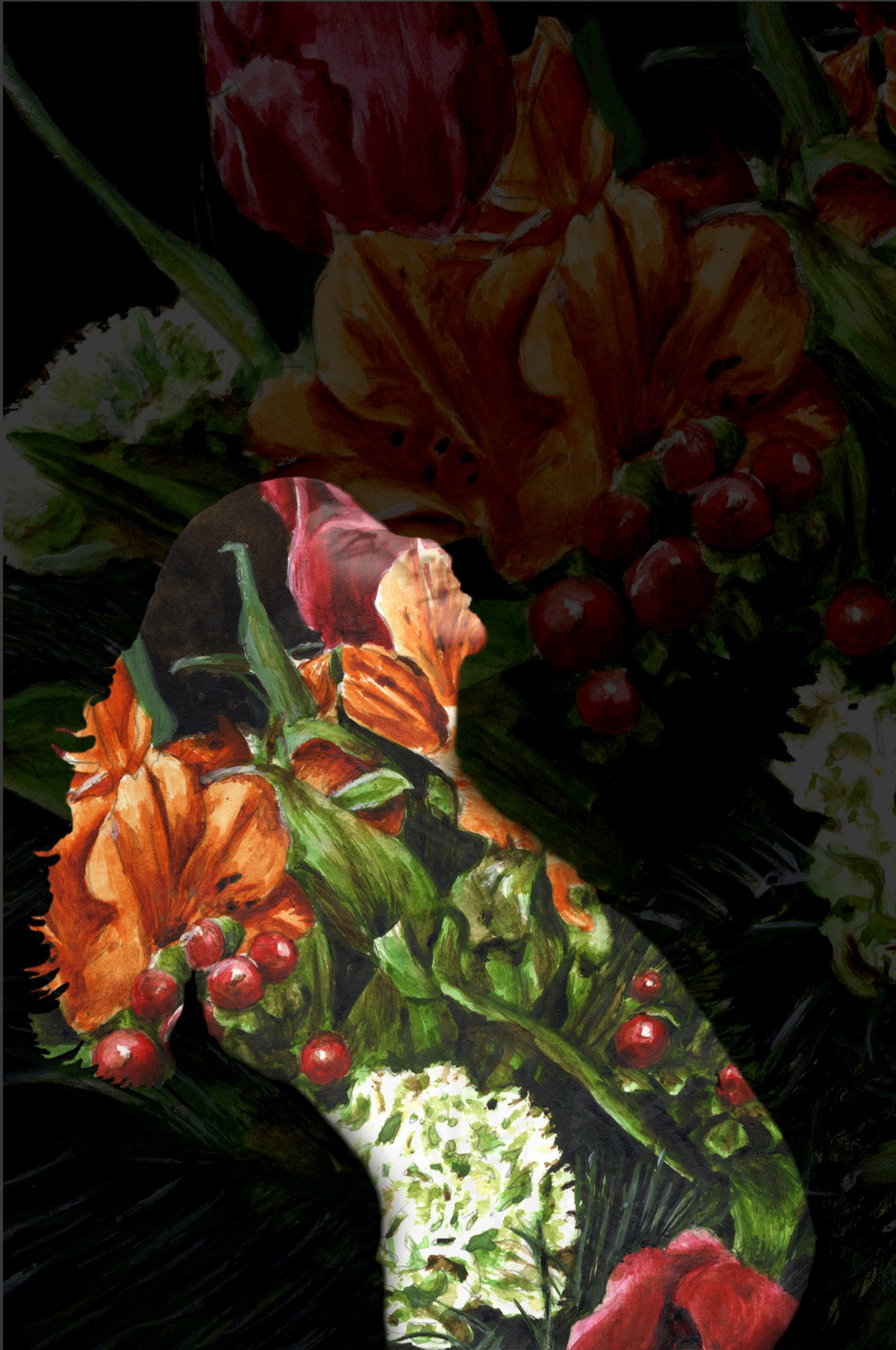 Alaiyo Bradshaw — Correspondances #2 — original postcard artwork