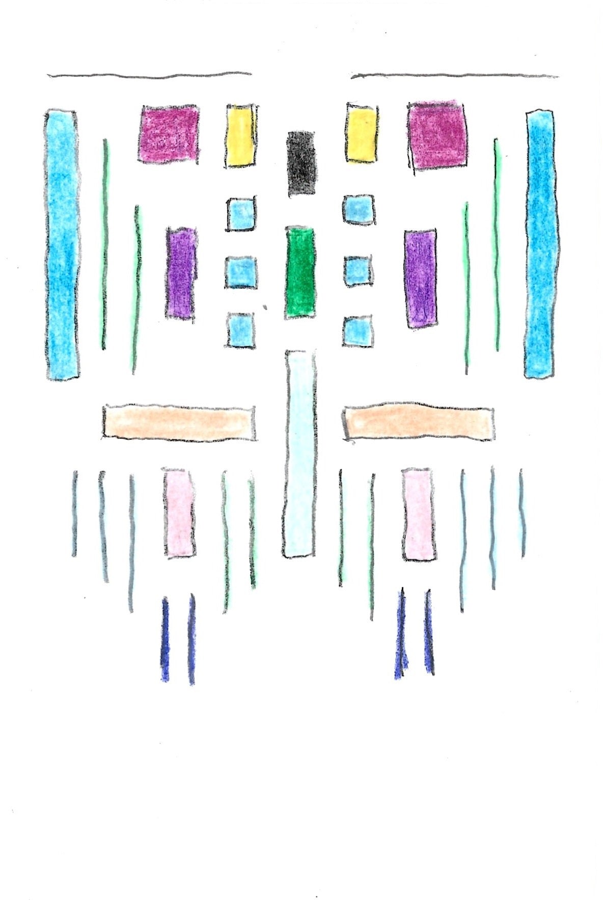 Alan Chandler — Correspondances #1 — original postcard artwork