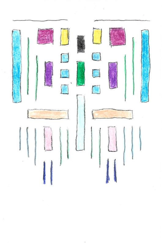 Alan Chandler — Correspondances #1 — original postcard artwork