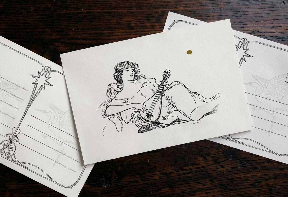 Alex Boyd — Correspondances #1 — original postcard artwork