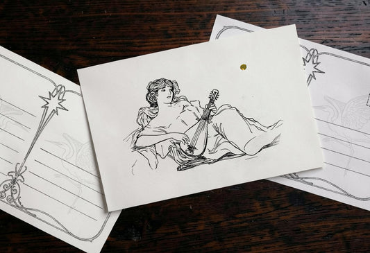 Alex Boyd — Correspondances #1 — original postcard artwork