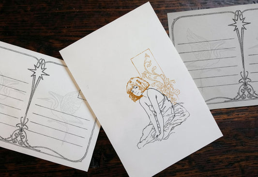 Alex Boyd — Correspondances #3 — original postcard artwork