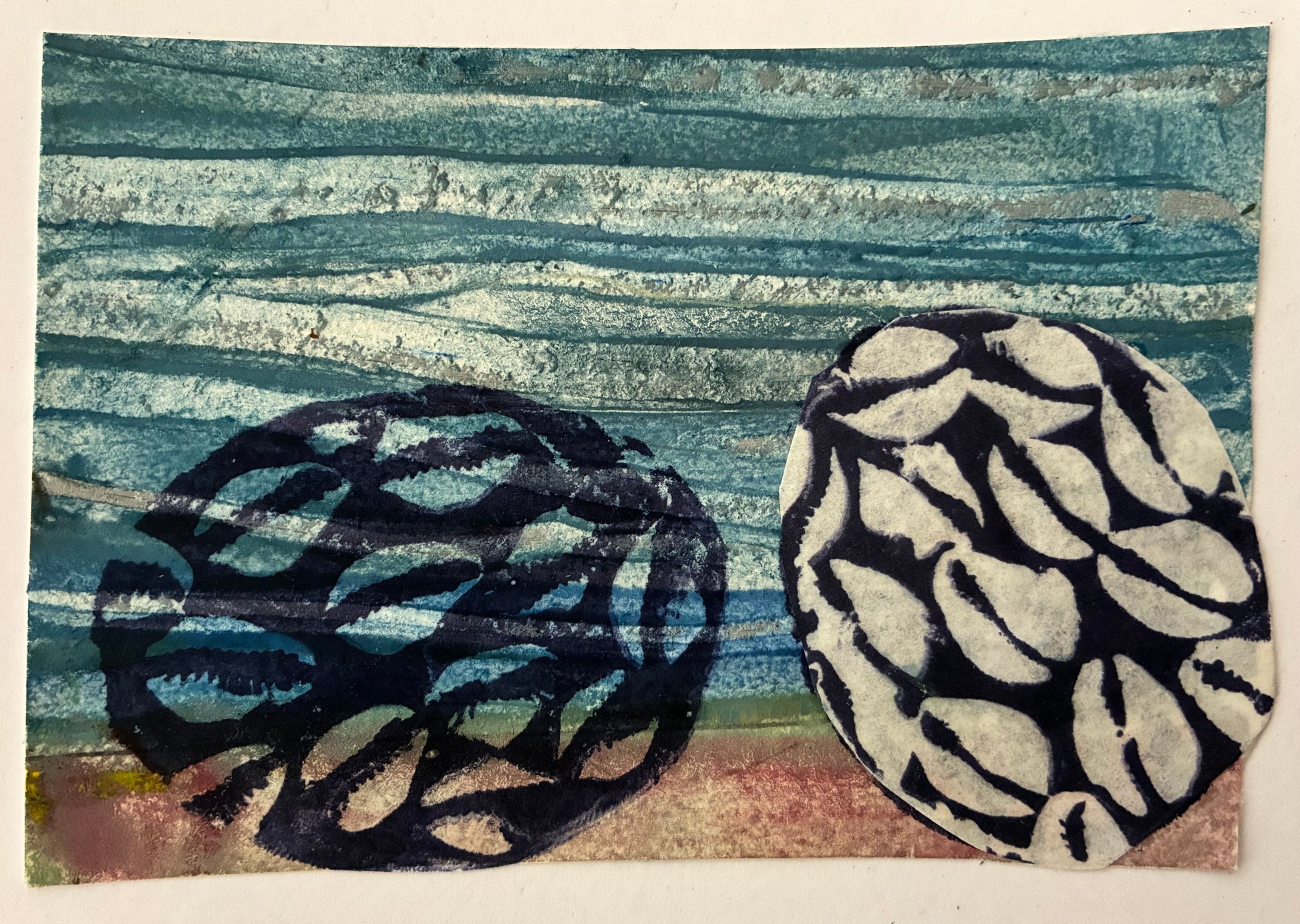 Alex McEwan — Correspondances #3 — original postcard artwork