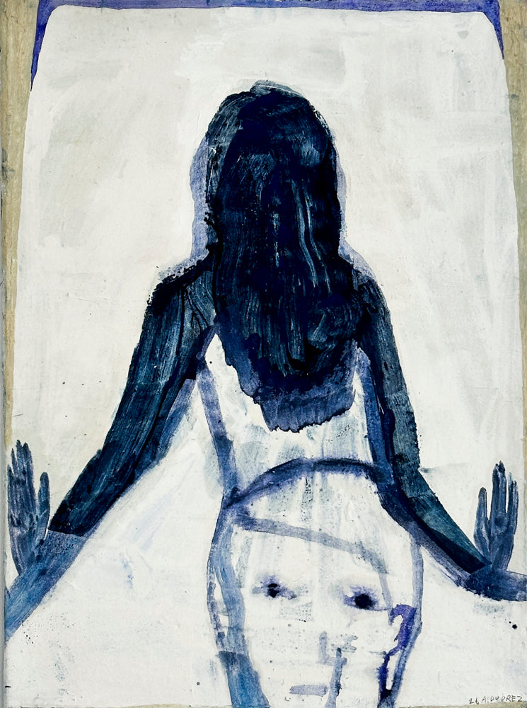 Femme bleue