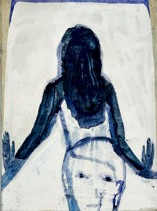 Femme bleue
