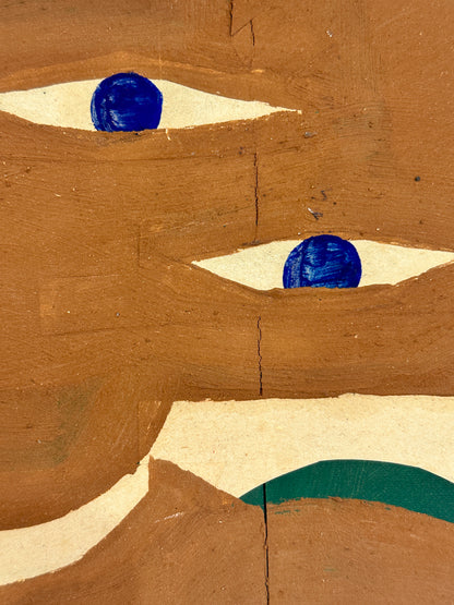 Regard bleu