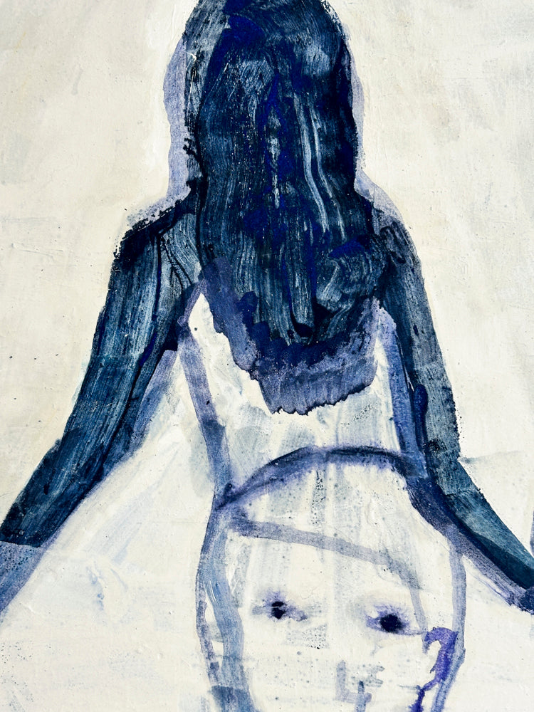 Femme bleue