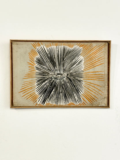 Soleil noir et beige