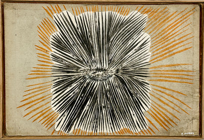 Soleil noir et beige