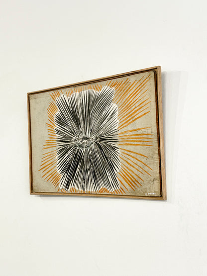 Soleil noir et beige