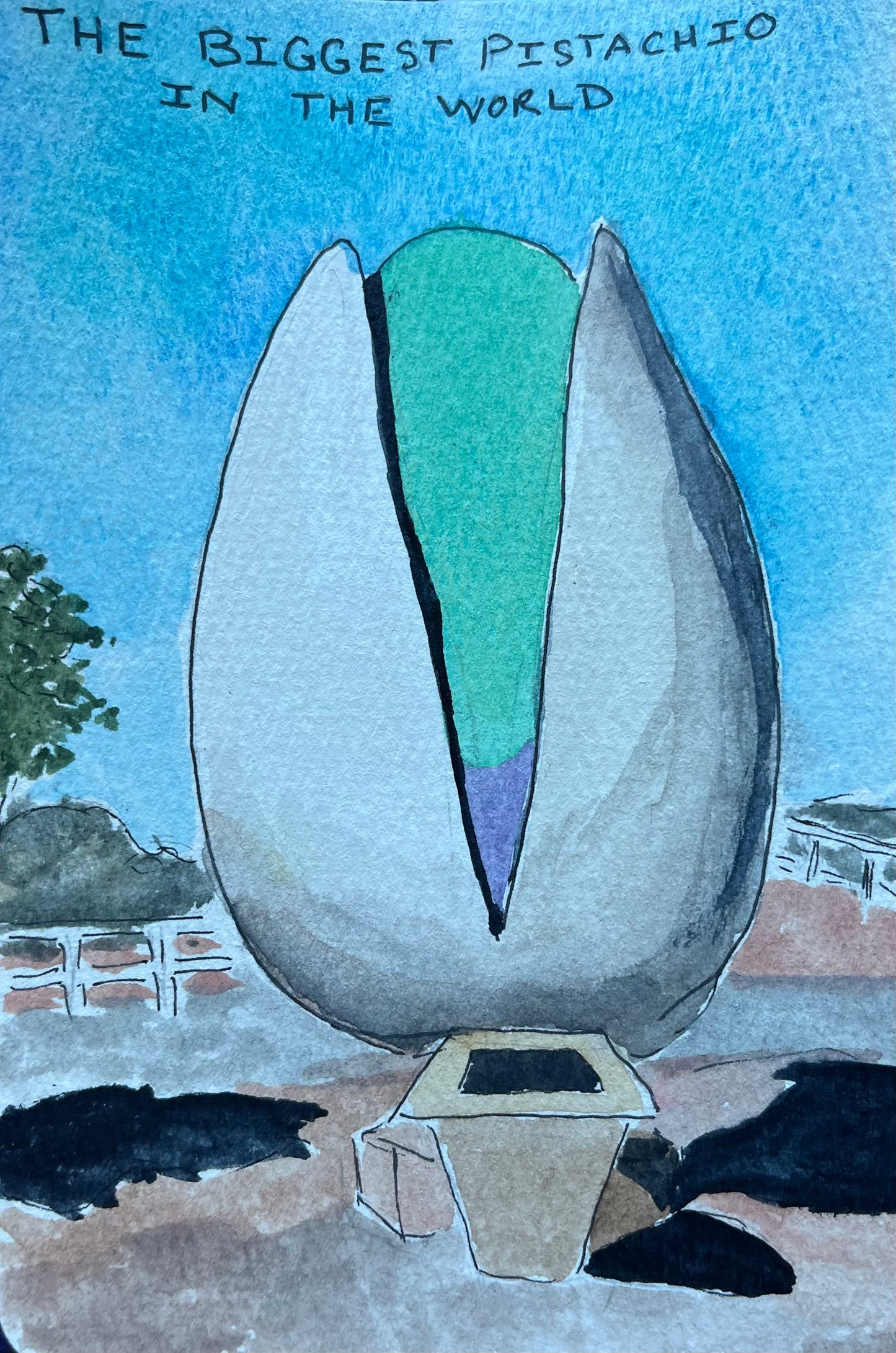 Ali Mageehon — Correspondances #2 — original postcard artwork