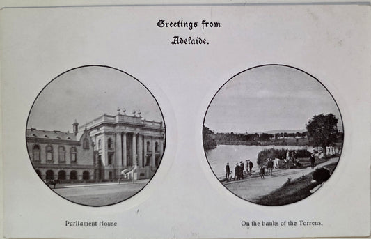 Alice Gorman — Correspondances #1 — original postcard artwork