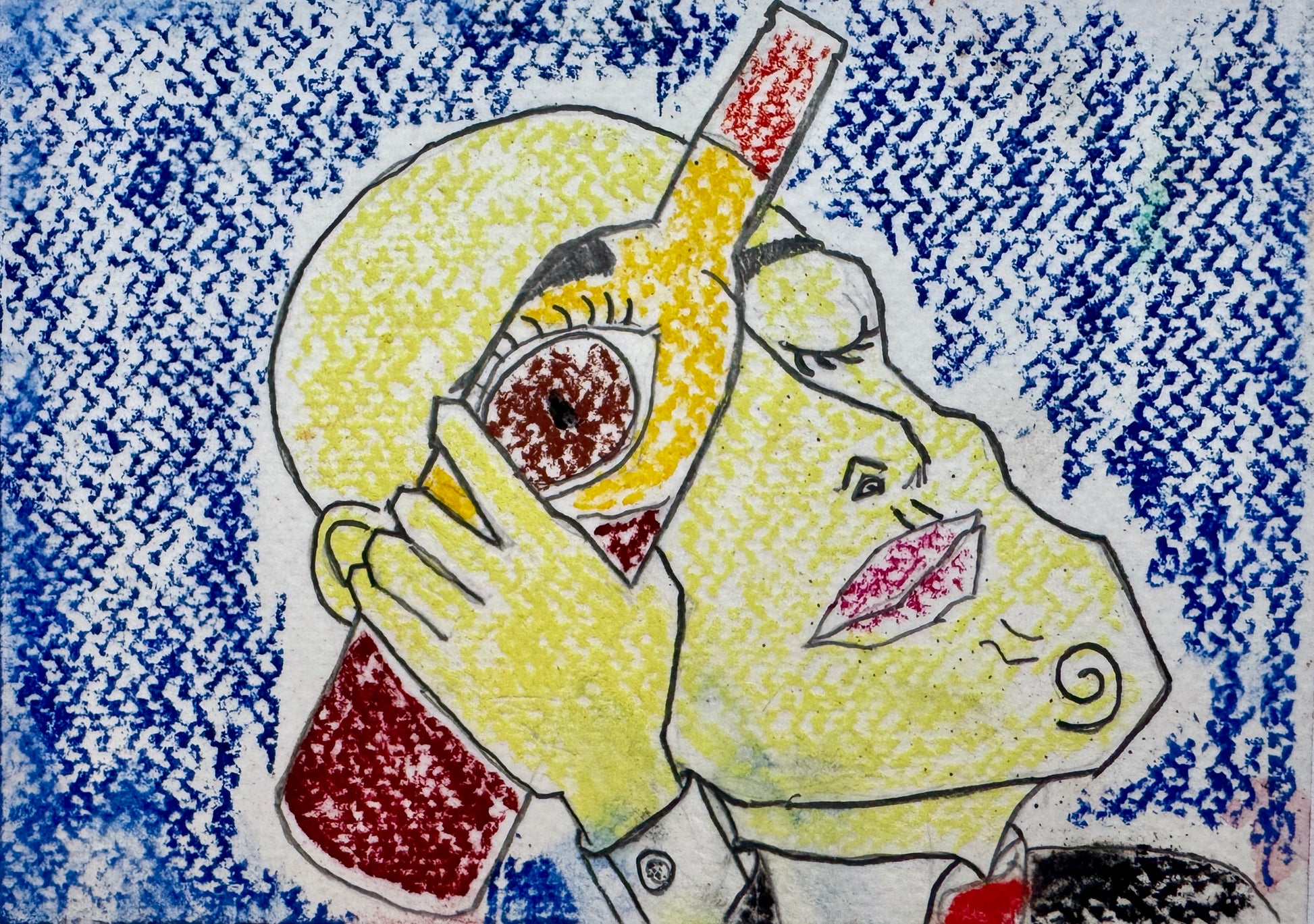 Alice Pinson — Correspondances #3 — original postcard artwork
