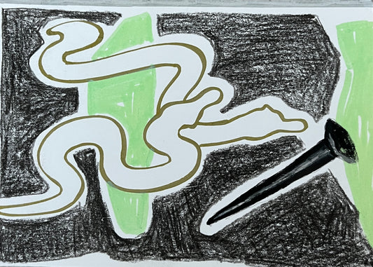 Alice Rajasombat — Correspondances #1 — original postcard artwork