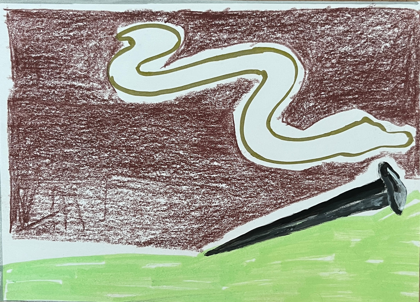 Alice Rajasombat — Correspondances #3 — original postcard artwork