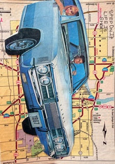 Alison Morris — Correspondances #3 — original postcard artwork