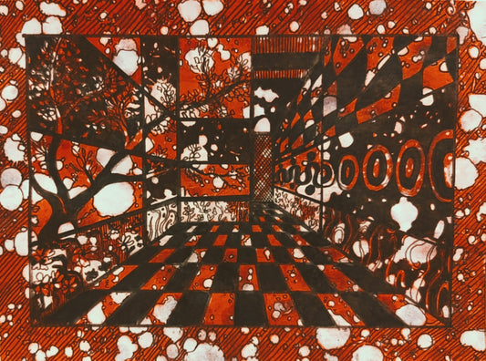 Ambra Scali — Correspondances #1 — original postcard artwork