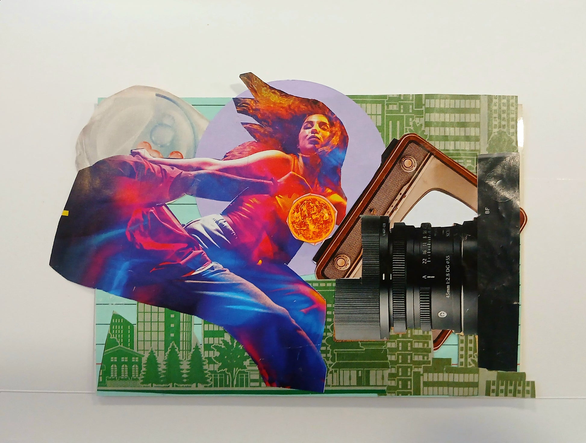 Amelia Meléndez Táboas — Correspondances #2 — original postcard artwork
