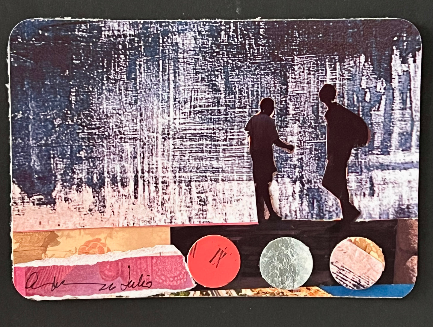 Ana Mª Fernández Cabada — Correspondances #2 — original postcard artwork