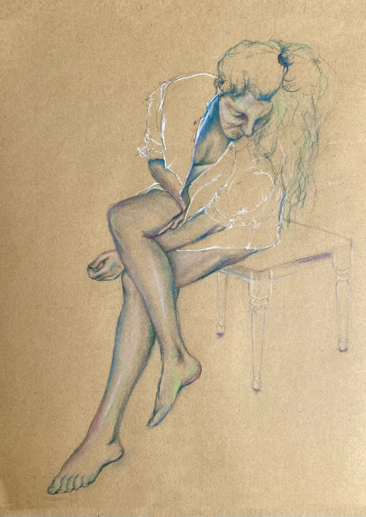 Ana Music-Anderson — Correspondances #2 — original postcard artwork
