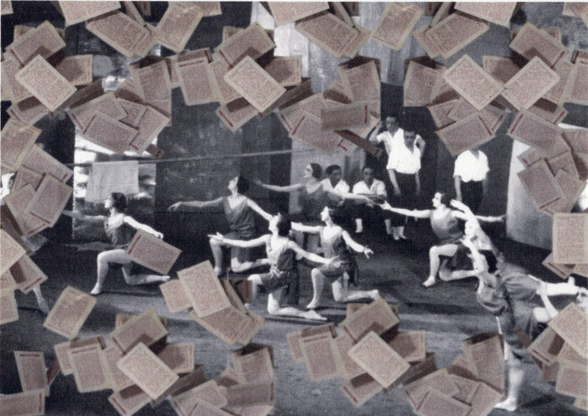 Andrea Barbakoff — Correspondances #3 — original postcard artwork