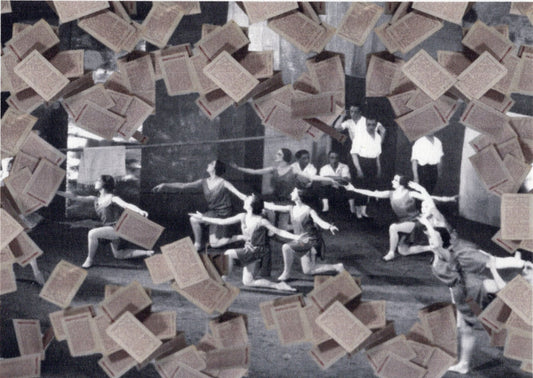 Andrea Barbakoff — Correspondances #3 — original postcard artwork