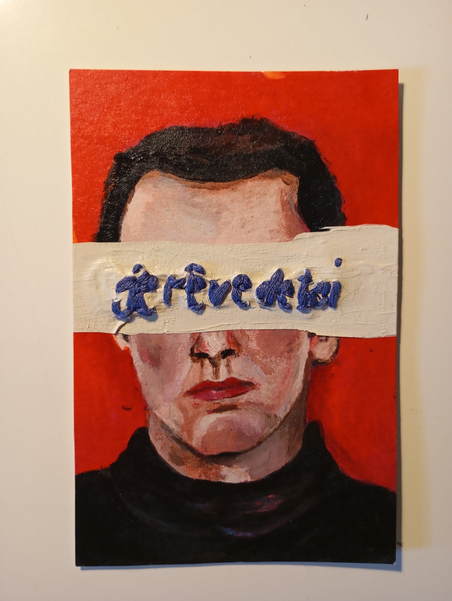 Andrea Diogo — Correspondances #2 — original postcard artwork