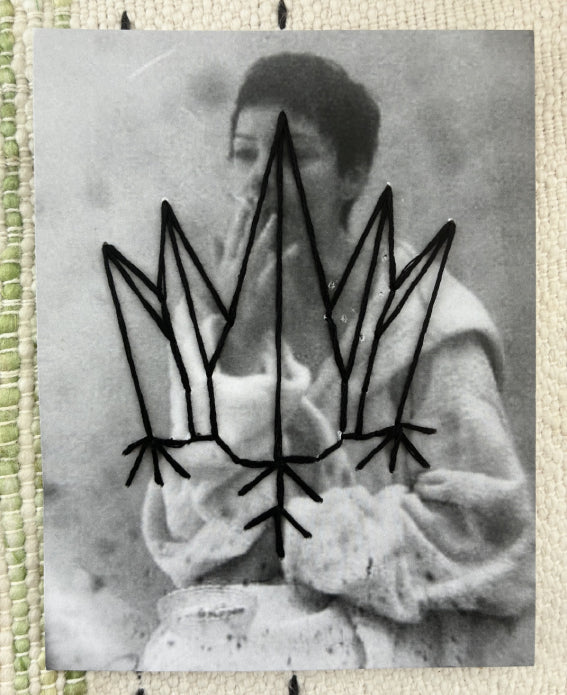 Aneta Wlodyka — Correspondances #1 — original postcard artwork