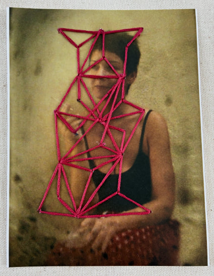 Aneta Wlodyka — Correspondances #3 — original postcard artwork
