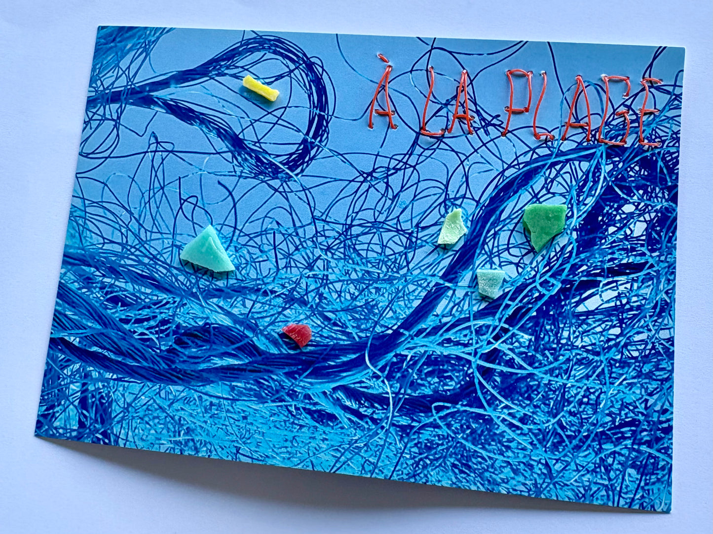 Angela Czaja — Correspondances #1 — original postcard artwork