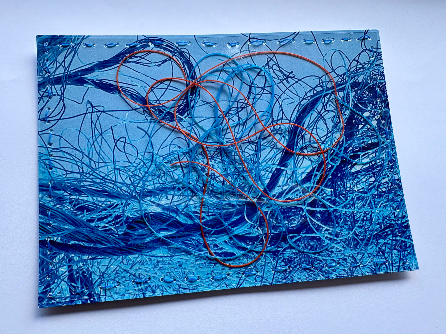 Angela Czaja — Correspondances #3 — original postcard artwork
