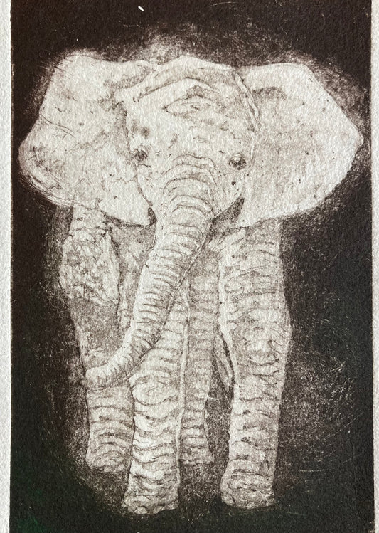 Angela Hoffmann — Correspondances #2 — original postcard artwork