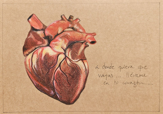 Angela Maria Arreaza Gutierrez — Correspondances #2 — original postcard artwork
