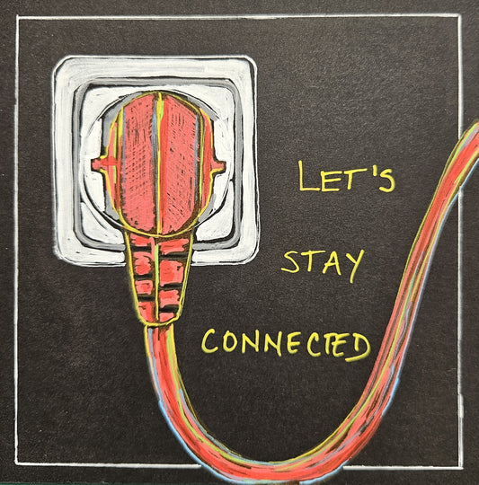 Angela Maria Arreaza Gutierrez — Correspondances #3 — original postcard artwork