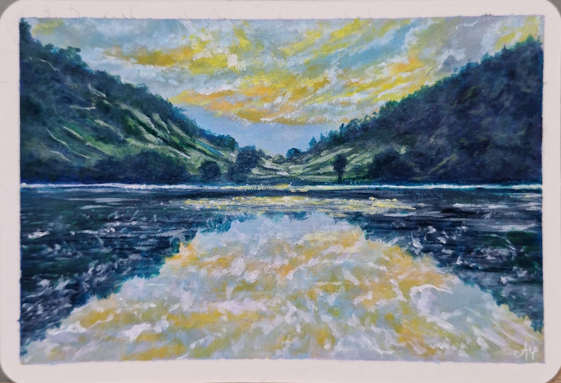 Angelia Yulita — Correspondances #2 — original postcard artwork