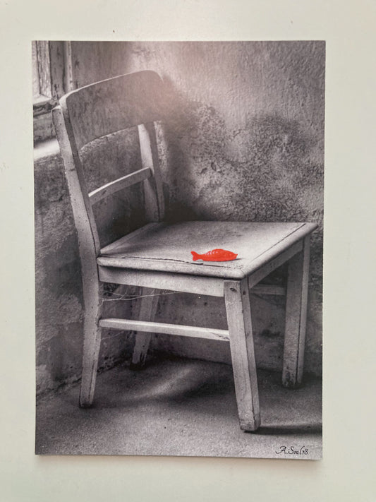 Angelika Soluk — Correspondances #2 — original postcard artwork