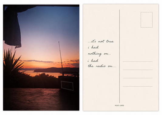 Angeliki Kerpitsopoulou — Correspondances #1 — original postcard artwork
