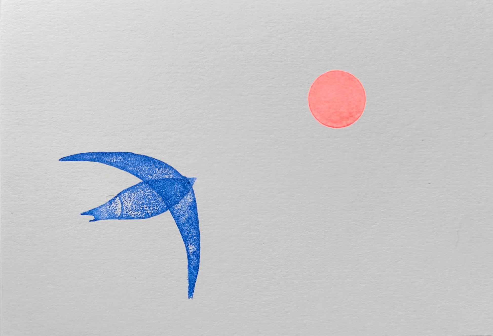 Anja Nicke — Correspondances #1 — original postcard artwork