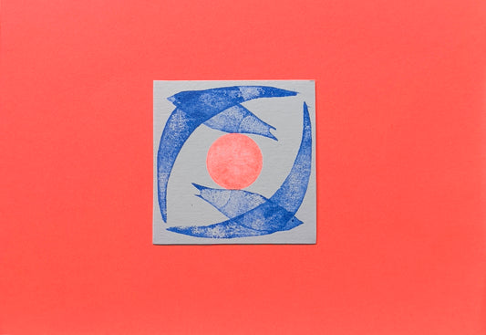 Anja Nicke — Correspondances #2 — original postcard artwork